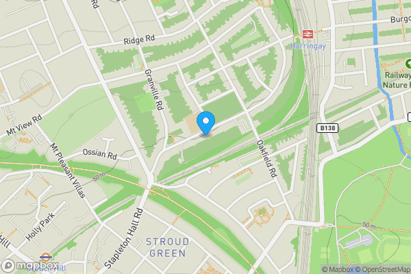 Map location for Flat A, 112, Stapleton Hall Road, London, N4 4QA