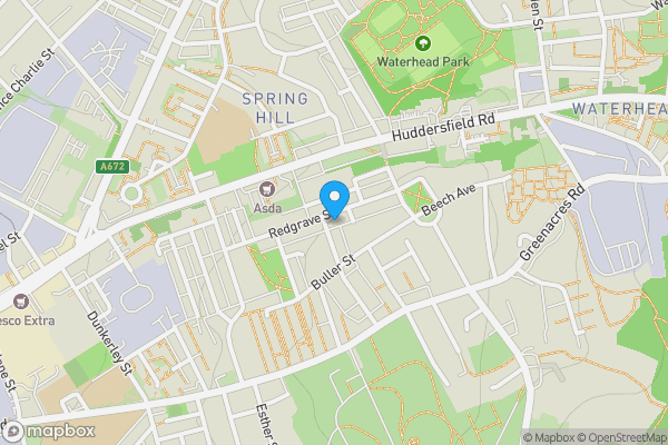 Map location for 74 Redgrave Street, Oldham, OL4 2EA