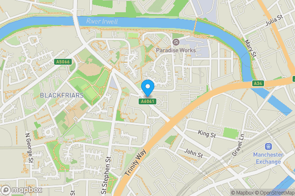 Map location for Apartment 24, Block 1, Spectrum, Blackfriars Road, Salford, Greater Manchester, M3 7BJ