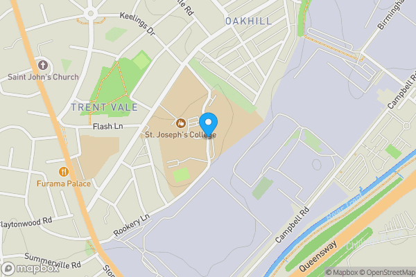 Map location for Rookery Lane, Stoke-on-Trent, Staffordshire, ST4 5NS