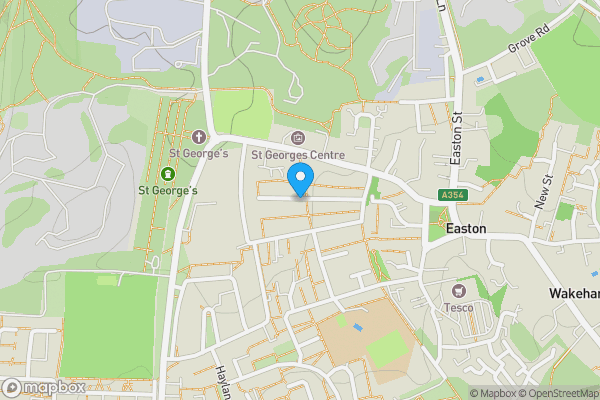 Map location for Grosvenor Road, Portland, Dorset, DT5 2BH