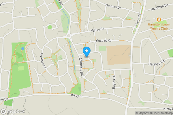 Map location for 8 Swan Close, Melton Mowbray, Leicestershire, LE13 0QD