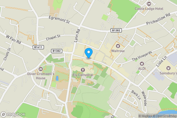 Map location for 20/22 High Street, Ely, Cambs, CB7 4JU