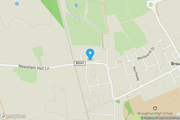 Map location for 104 Woodplumpton Lane, Broughton, Preston, Lancashire PR3 5JZ