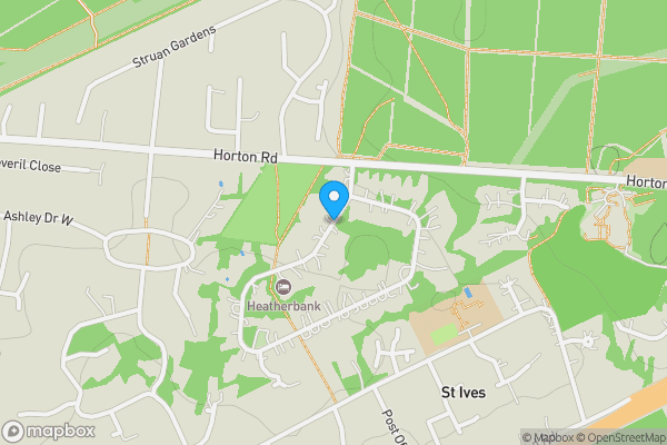 Map location for St. Ives Park, Ringwood, Hampshire, BH24 2JX