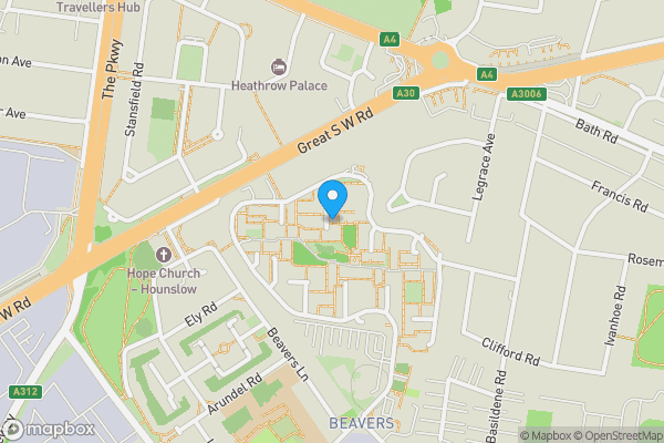 Map location for 49 Raccoon Way, Hounslow, Middlesex, TW4 7PL