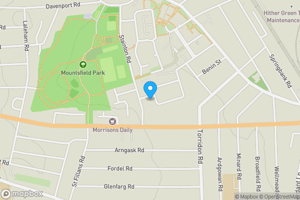 Map location for 4A The Woodlands, London, SE13 6TY