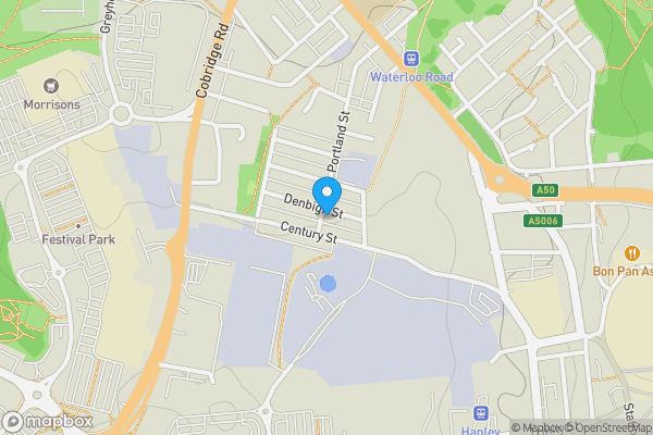 Map location for 4 Portland Street, Stoke-on-Trent, ST1 5HZ