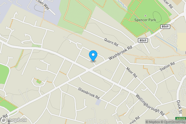 Map location for Pytchley Road, RUSHDEN, Northamptonshire, NN10 9XB