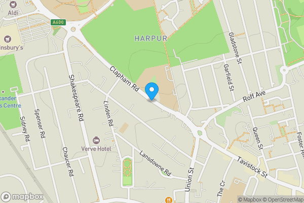 Map location for Clapham Road, BEDFORD, Bedfordshire, MK41 7PW