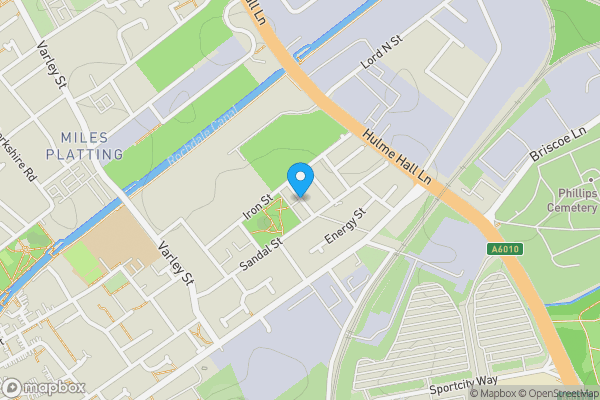 Map location for Kenwyn Street, Manchester, Lancashire, M40 7AE