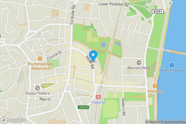 Map location for Shop at 45 Hyde Road, Paignton, Devon, TQ4 5BP