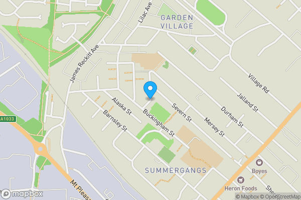 Map location for Berkshire Street, Hull, HU8 8TJ