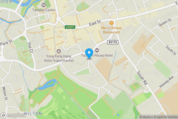 Map location for The Mount, Taunton, Somerset, TA1 3NR