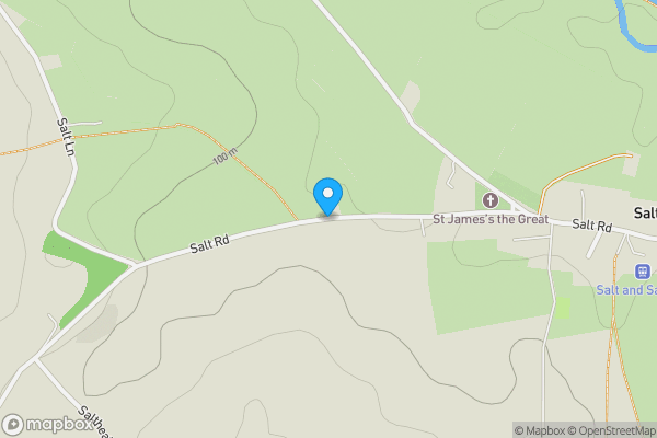 Map location for Lot A, Land off Salt Road, Salt, ST18 0BX