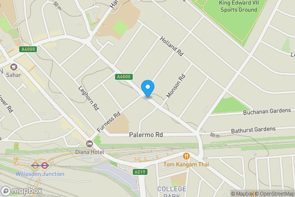 Map location for Wrottesley Road, London, NW10