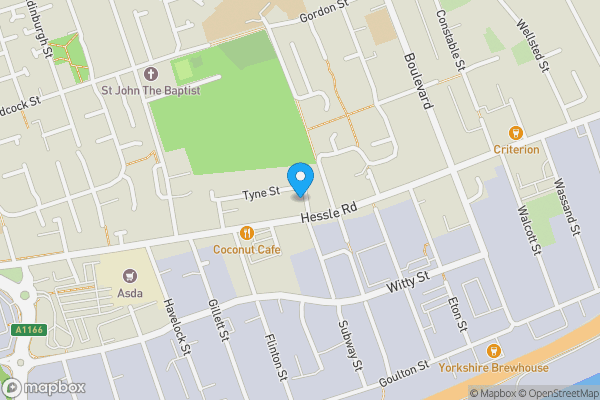 Map location for 1 Dee Street, Hull, HU3 3SN