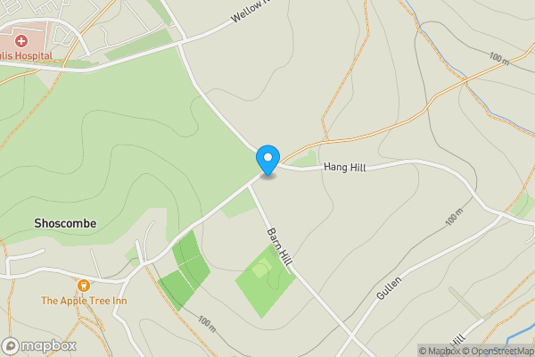 Map location for 2 Whitehill Cottages, Shoscombe, BATH, BA2 8LX