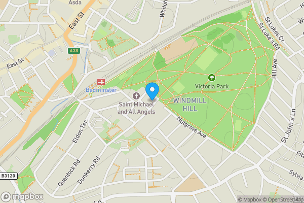 Map location for 12 Somerset Terrace, Victoria Park, BS3 4LL
