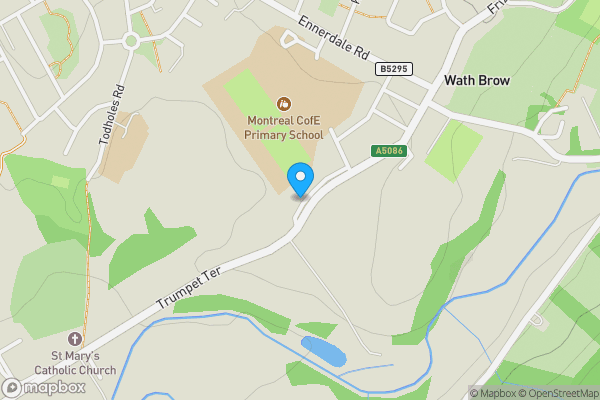 Map location for 22 Trumpet Road, Cleator, Cumbria CA23 3ED