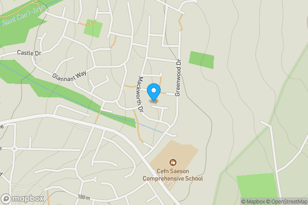 Map location for 10 Heol Brynna, Cimla, Neath, SA11 2DT