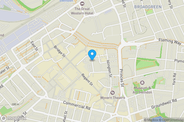 Map location for Sanford Street, SWINDON, Wiltshire, SN1 1HE