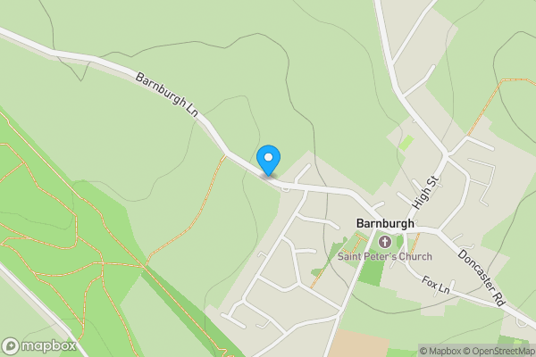 Map location for Land on the North Side of Barnburgh Lane, Doncaster, South Yorkshire, DN5 7JL
