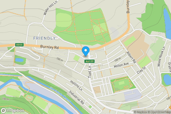 Map location for 7 Dalton Street, Sowerby Bridge, HX6 2HE