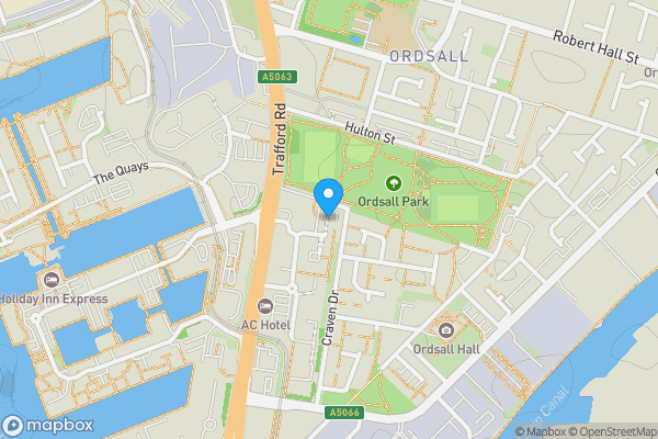 Map location for Apartment 328, Spinner House, 1A Elmira Way, Salford, M5 3LH