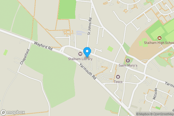 Map location for Kingfisher Hotel, 12 High Street, Stalham, Norwich, Norfolk, NR12 9AN