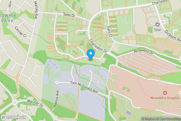 Map location for 225 Thurso Crescent, Dundee, DD2 4AU