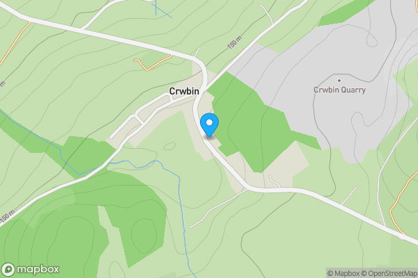 Map location for Crwbin, Kidwelly, SA17 5DR