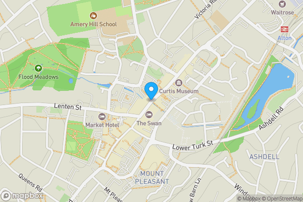 Map location for 34D & 34E High Street, Alton, Hampshire, GU34 1BD