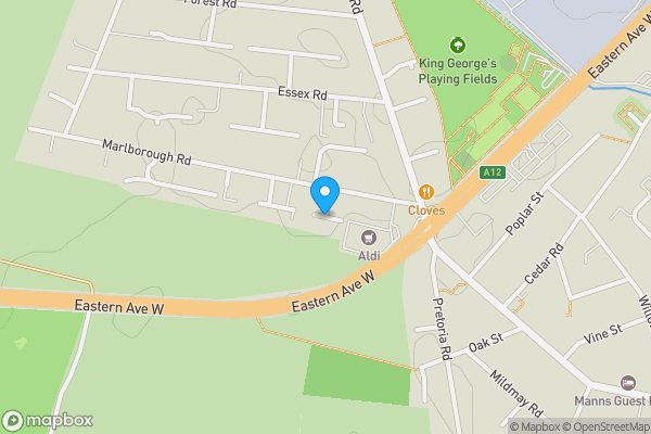 Map location for Winston Close, ROMFORD, Essex, RM7 8LL