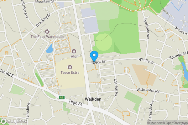 Map location for Harriet Street, Worsley, Manchester, Greater Manchester, M28
