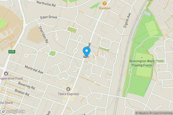 Map location for Flat 7, Stratford House, Filton Avenue, Horfield, BS7 0BL