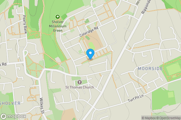 Map location for 44 Stevenson Drive, Oldham, OL1 4RS