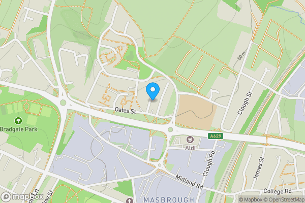 Map location for 17 Mount Pleasant Road, Rotherham, South Yorkshire S61 1SB