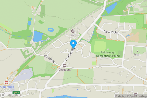 Map location for London Road, PULBOROUGH, West Sussex, RH20 1NB