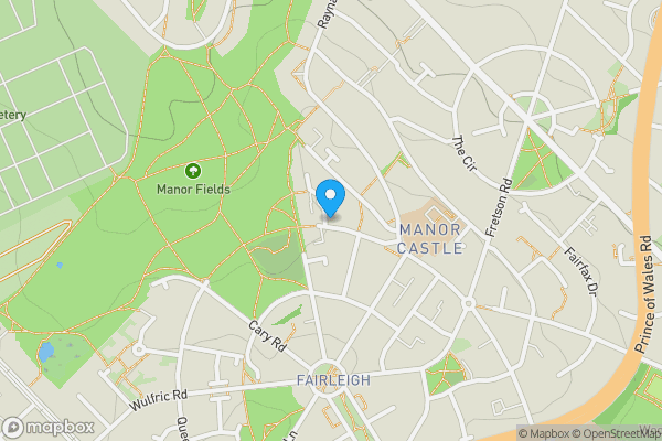 Map location for Queen Mary Rise, South Yorkshire, S2