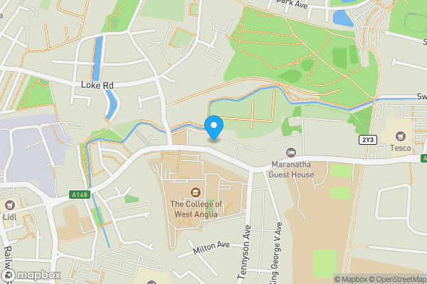 Map location for 39, King's Lynn, Norfolk, PE30 2PS