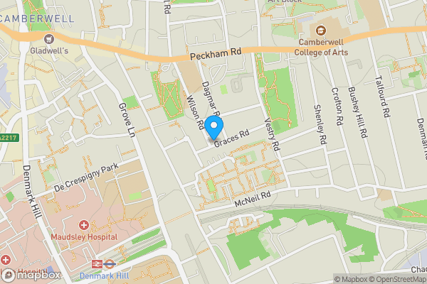 Map location for 29c Wilson Road, Camberwell, London SE5 8PB