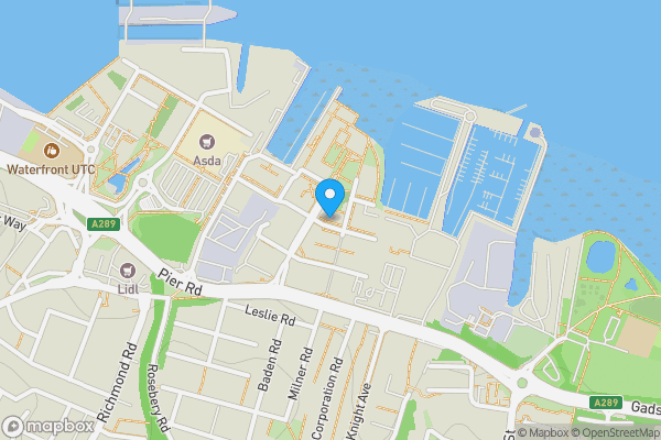 Map location for 17 Admiralty Court, Ocean Drive, Gillingham, Kent, ME7 1GP