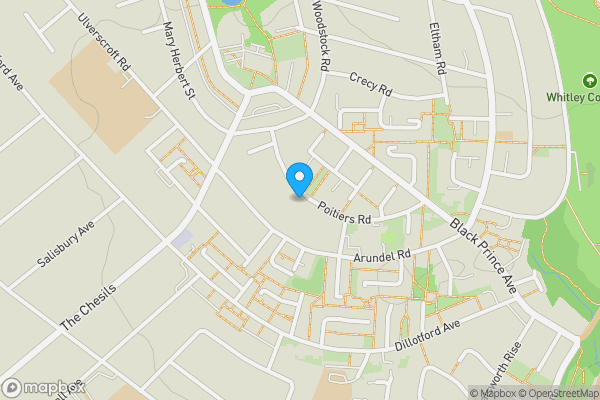 Map location for 52 Poitiers Road, Cheylesmore, Coventry, West Midlands CV3 5JX