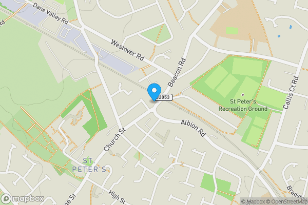 Map location for 103 Church Street, Broadstairs, Kent CT10 2TX