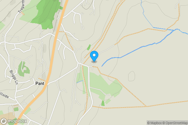 Map location for Bodwela Cottage, Oswestry, SY10 8JY