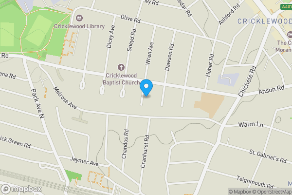 Map location for 7C James Avenue, Cricklewood, London, NW2 4AJ
