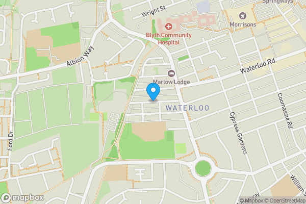 Map location for Lynn Street, Blyth , NE24 2JT