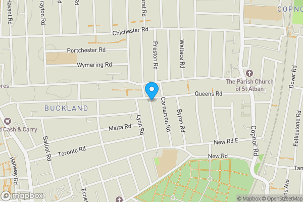 Map location for Lower Flat, Portsmouth, Hampshire, PO2 7NF
