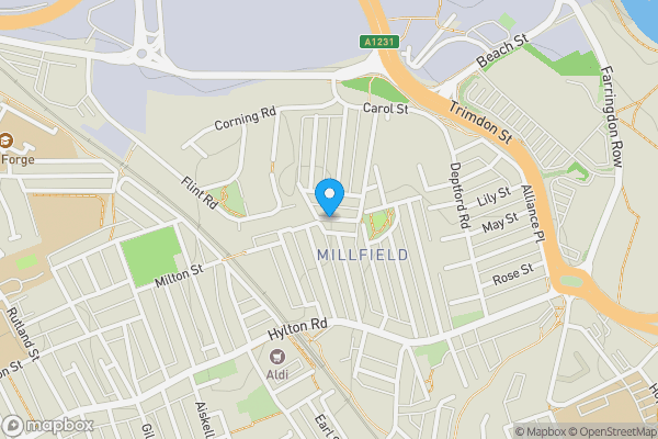 Map location for Grafton Street, Sunderland , SR4 6BJ